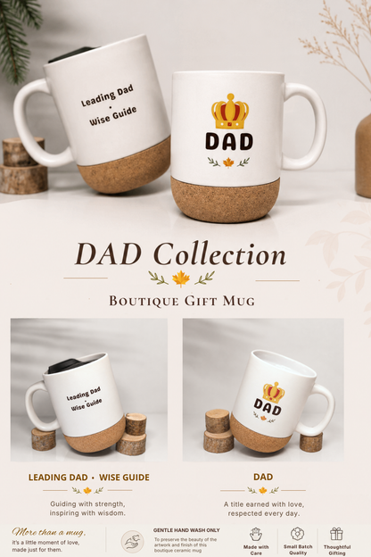 Dad Mug – Ceramic Cork Base Gift Mug