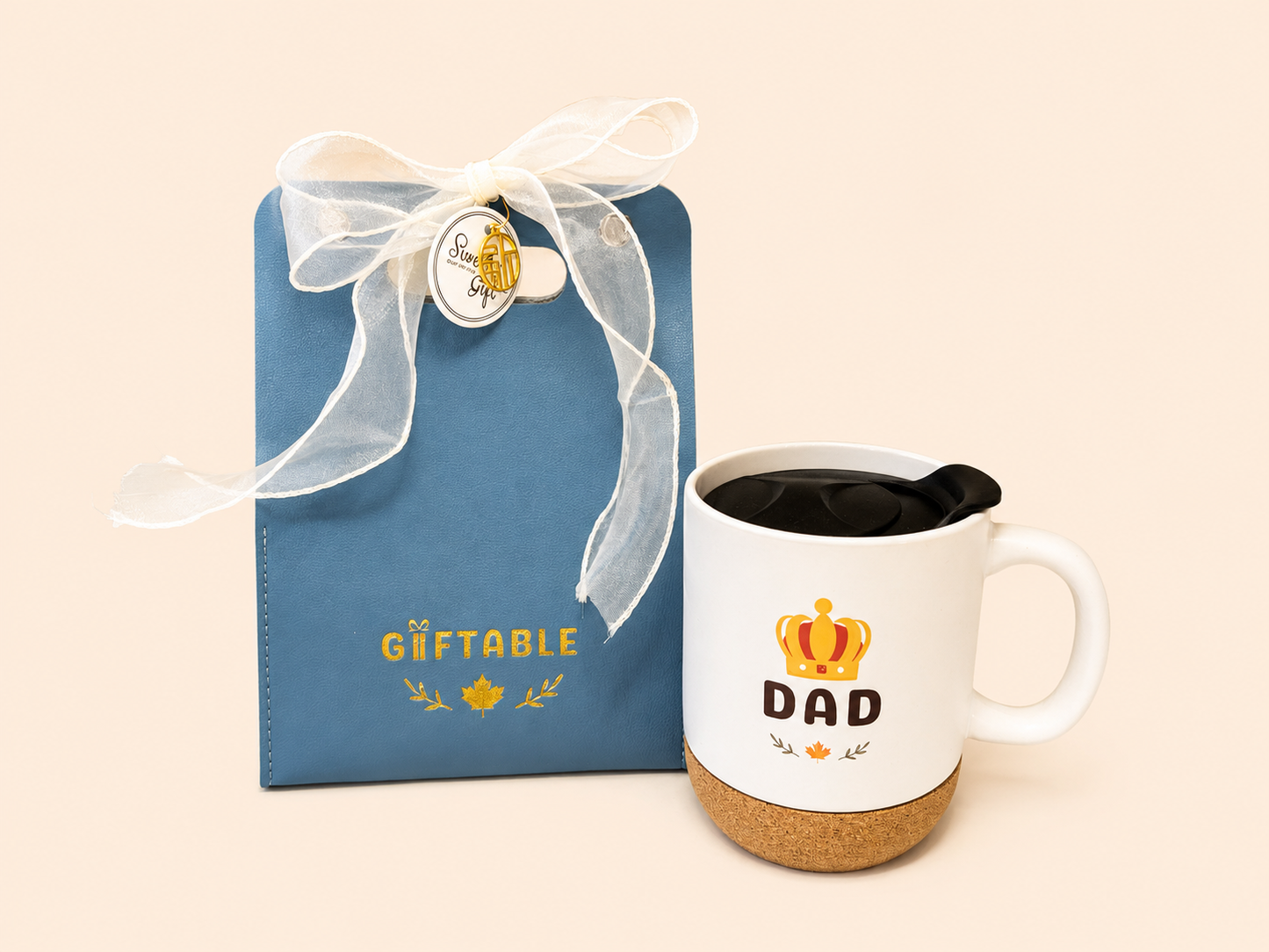 Dad Mug – Ceramic Cork Base Gift Mug
