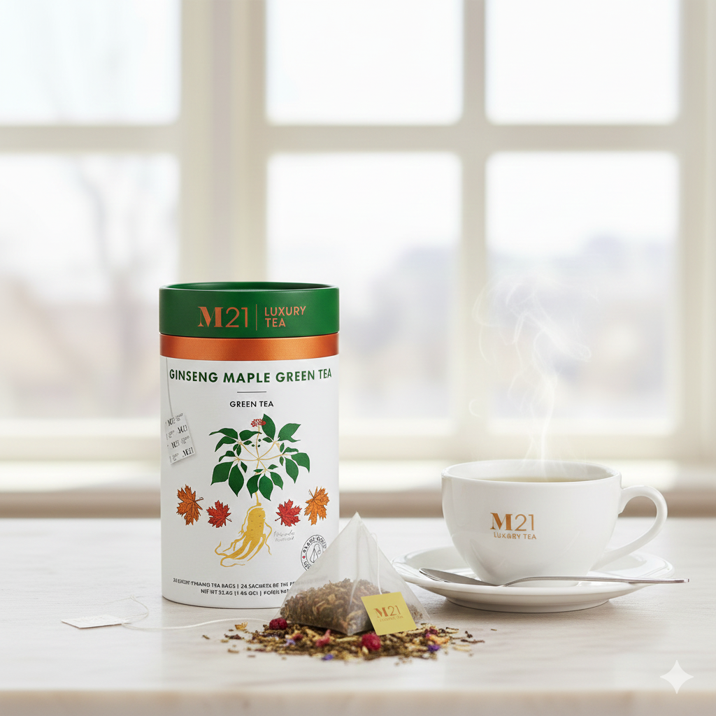 M21 Ginseng Maple Green Tea, 52.8g