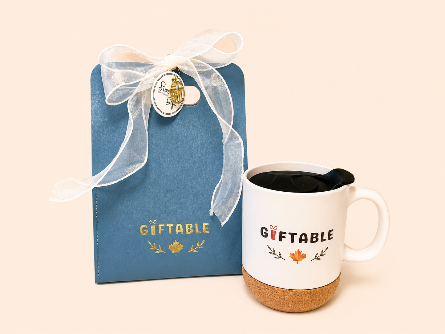 Signature Mug - Ceramic Cork Base Gift Mug