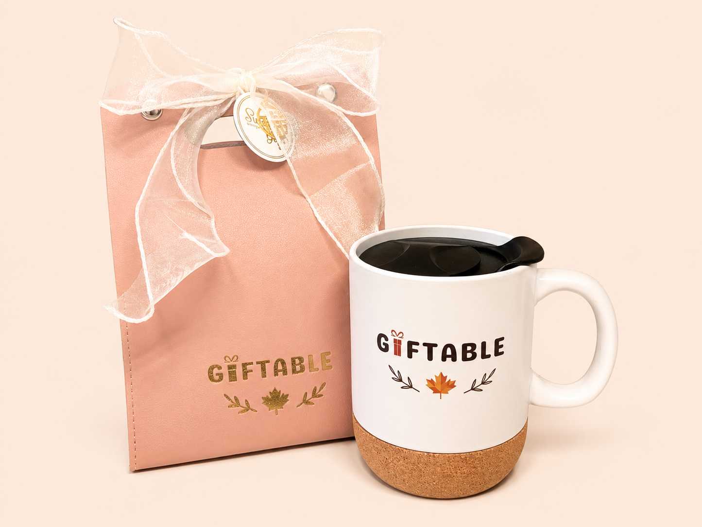 Signature Mug - Ceramic Cork Base Gift Mug