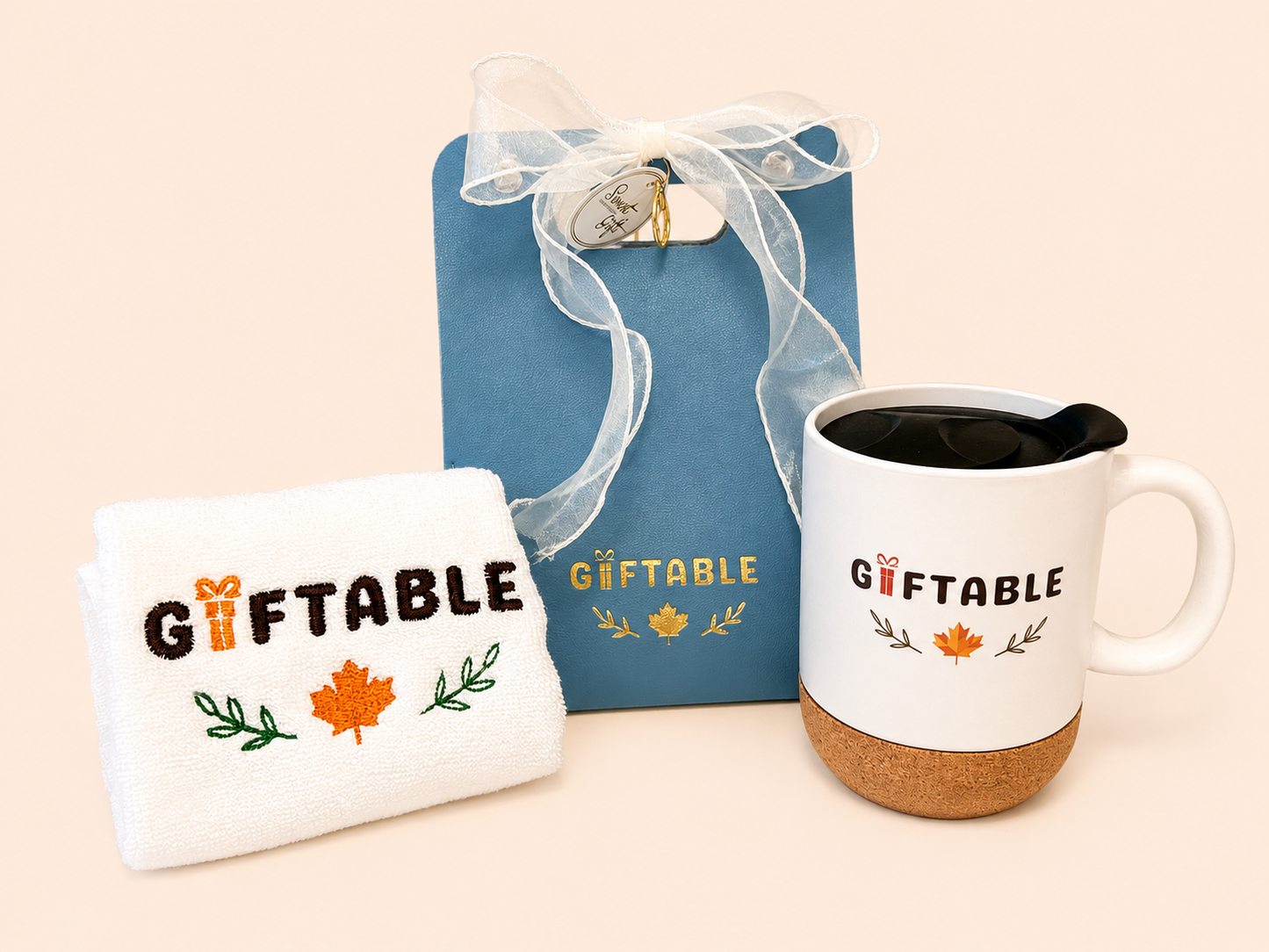 Signature Everyday Gift Set – 2 Piece (Mug & Hand Towel)