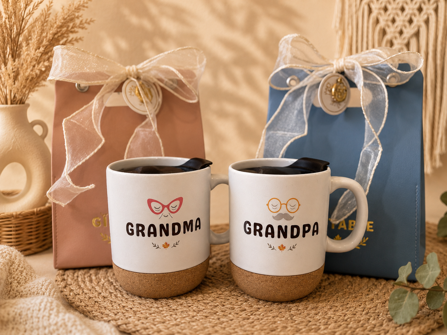 Giftable™ Grandma & Grandpa Mug Gift Set
