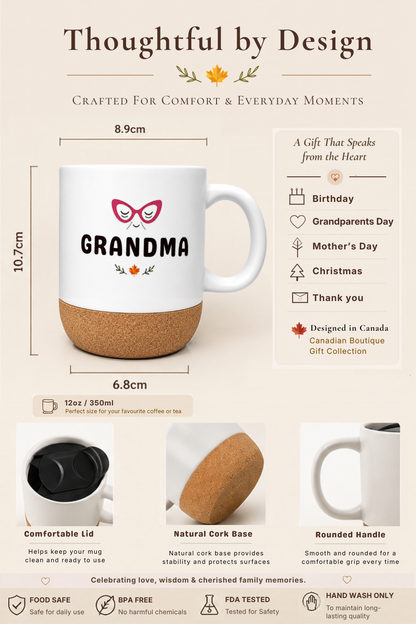 Grandma Mug – Ceramic Cork Base Gift Mug