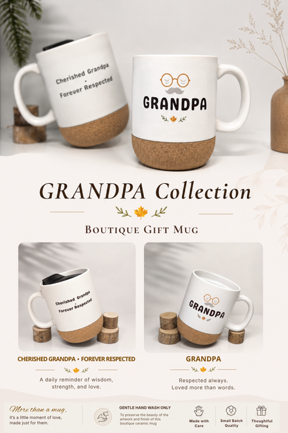 Grandpa Mug – Ceramic Cork Base Gift Mug
