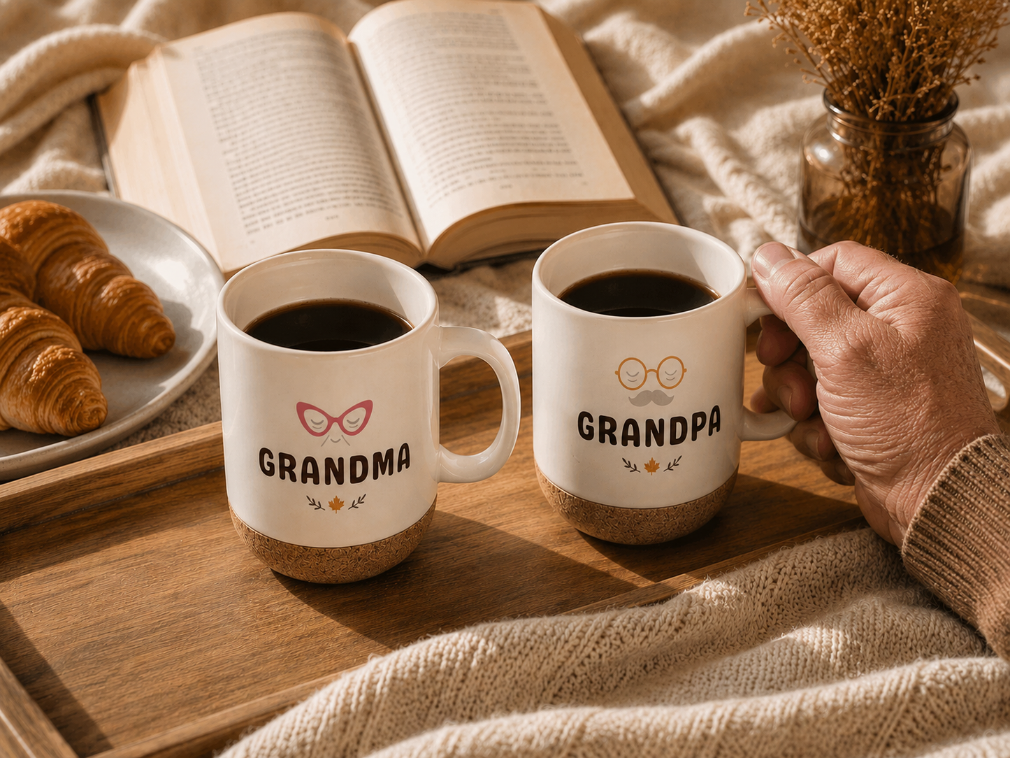 Giftable™ Grandma & Grandpa Mug Gift Set