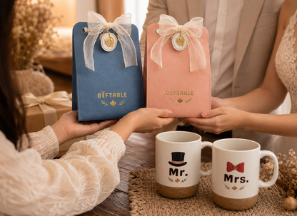 Giftable™ Mr. & Mrs. Mug Gift Set