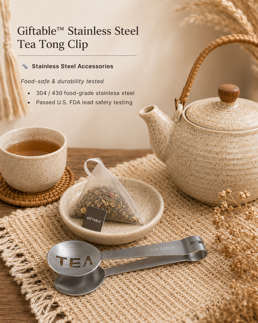 Giftable™ Signature Tea Tong Clip